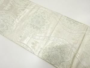 アンティーク　立涌に華紋織り出し袋帯（材料）
